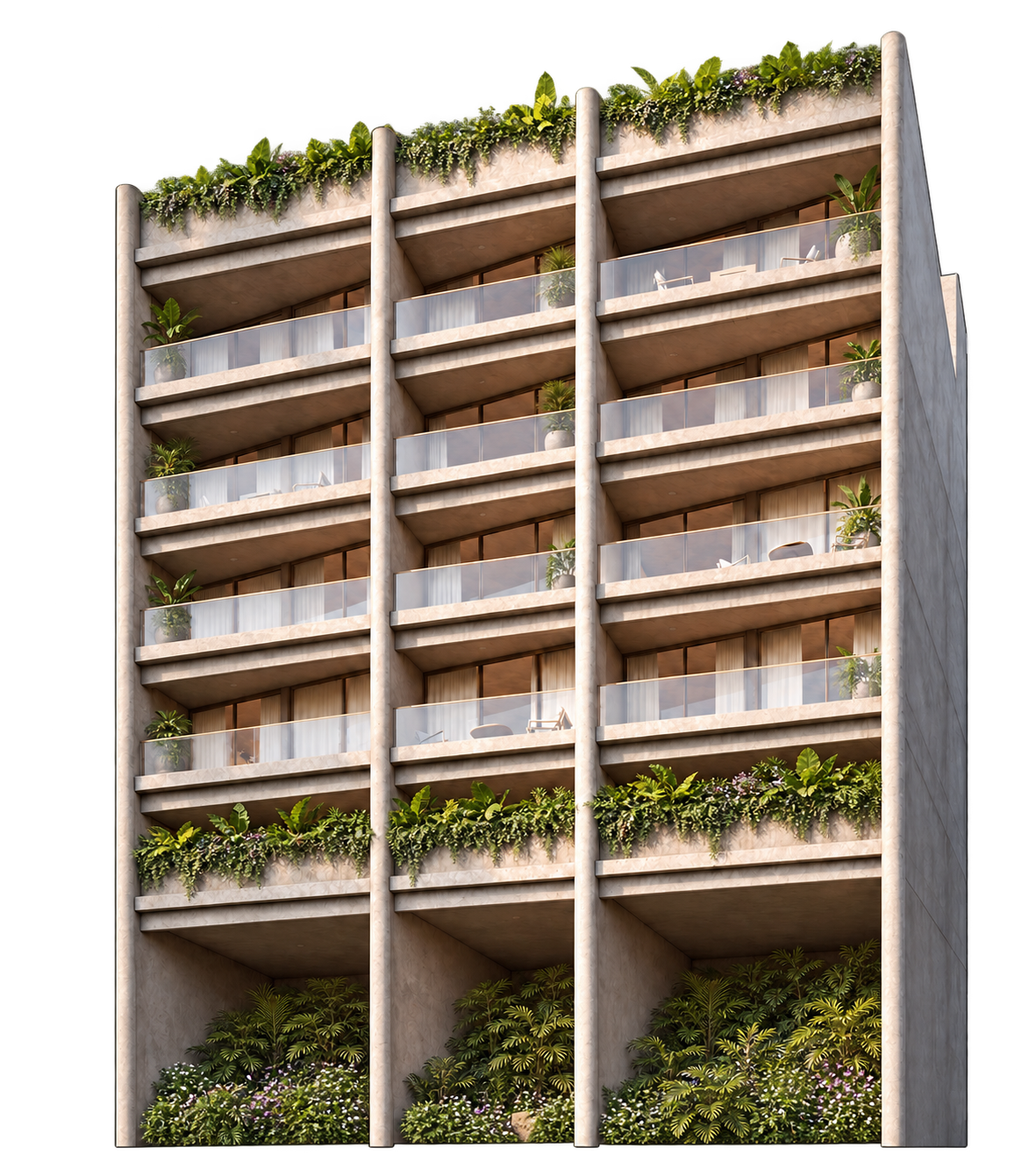 MONTEMAR bay façade