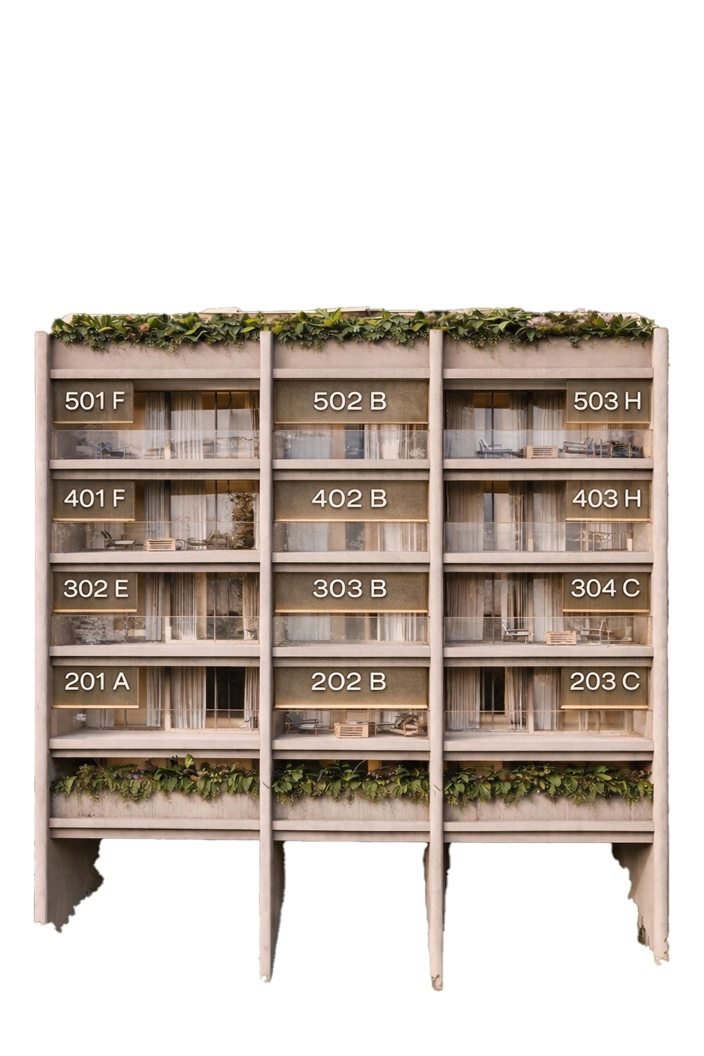 MONTEMAR bay façade